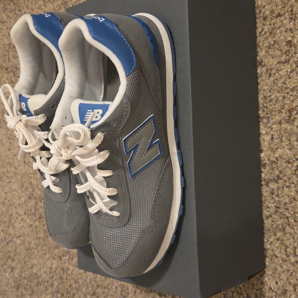 New Balance Kids Sneakers - Gray and Blue - Picture 3 of 10